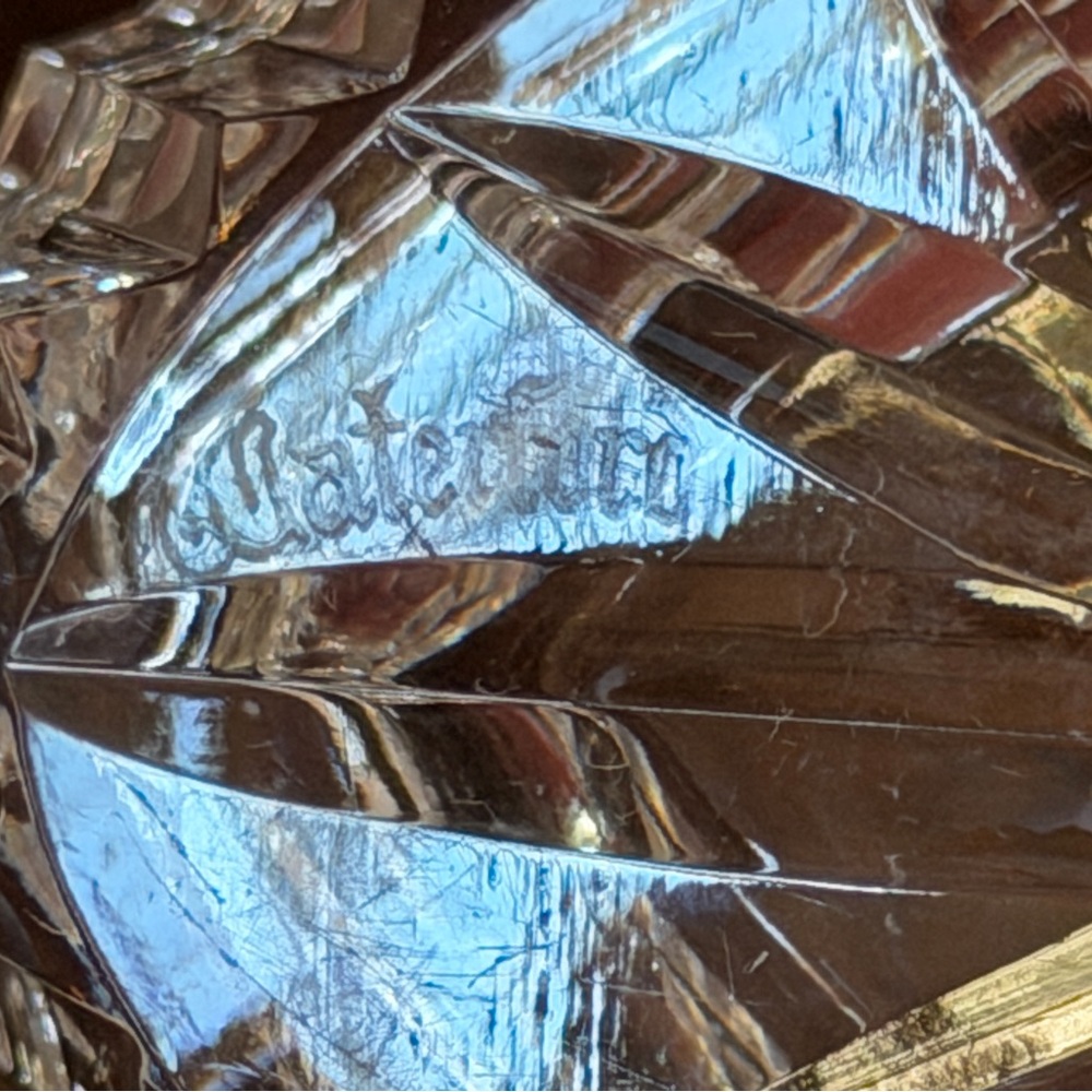 Waterford Crystal Heart Shaped Trinket Box, Minor Chips - Picture 5 of 12